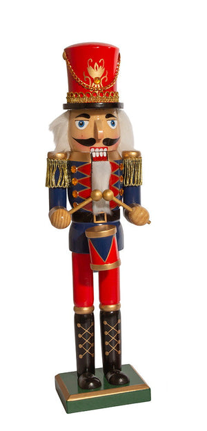 15-Inch-Soldier-Nutcracker-Green-Base-Drums-Nutcrackers