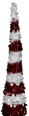 Pop-up Tinsel Tree - 5.5 Feet Tall -