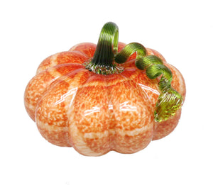 Handblown Glass Pumpkin -