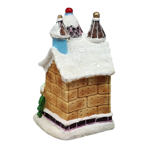 Lighted Resin Gingerbread House - Bakery