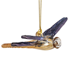 Egyptian Glass Dragon Fly - Blue Wings