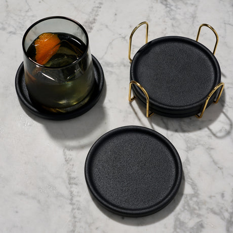 Earthenware coasters with stand viski®