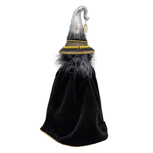 Black And Gold Wizard Nutcracker - 18 Inch