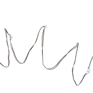 25-Light Battery-Operated Cool White LED Fairy Lights
