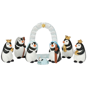 Penguin Pageant Nativity Set – 7 Piece Set