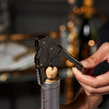 Gunmetal signature double hinged corkscrew by viski®
