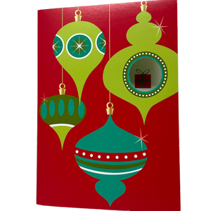 Holiday Bauble Gift Card Greeting Card