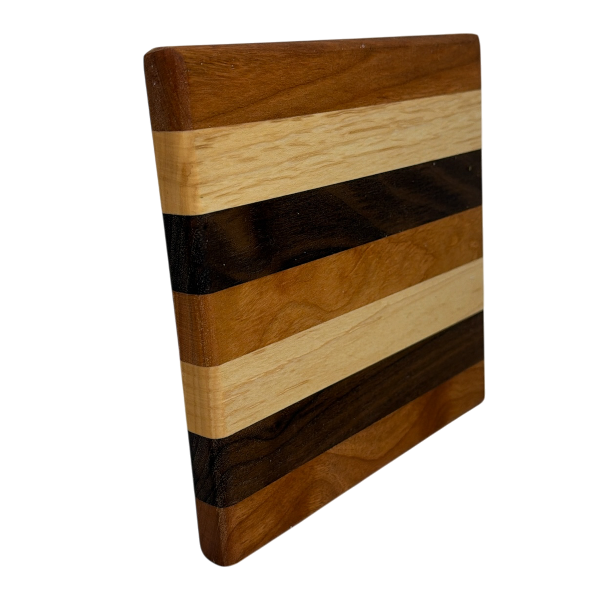 Vermont Artisan  Tri Color Routed Square Cutting Board