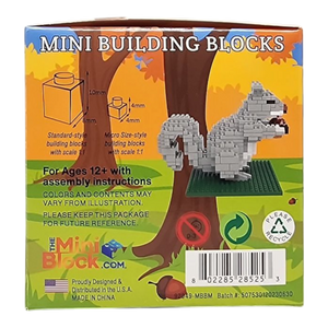 Mini Building Blocks - Gray Squirrel