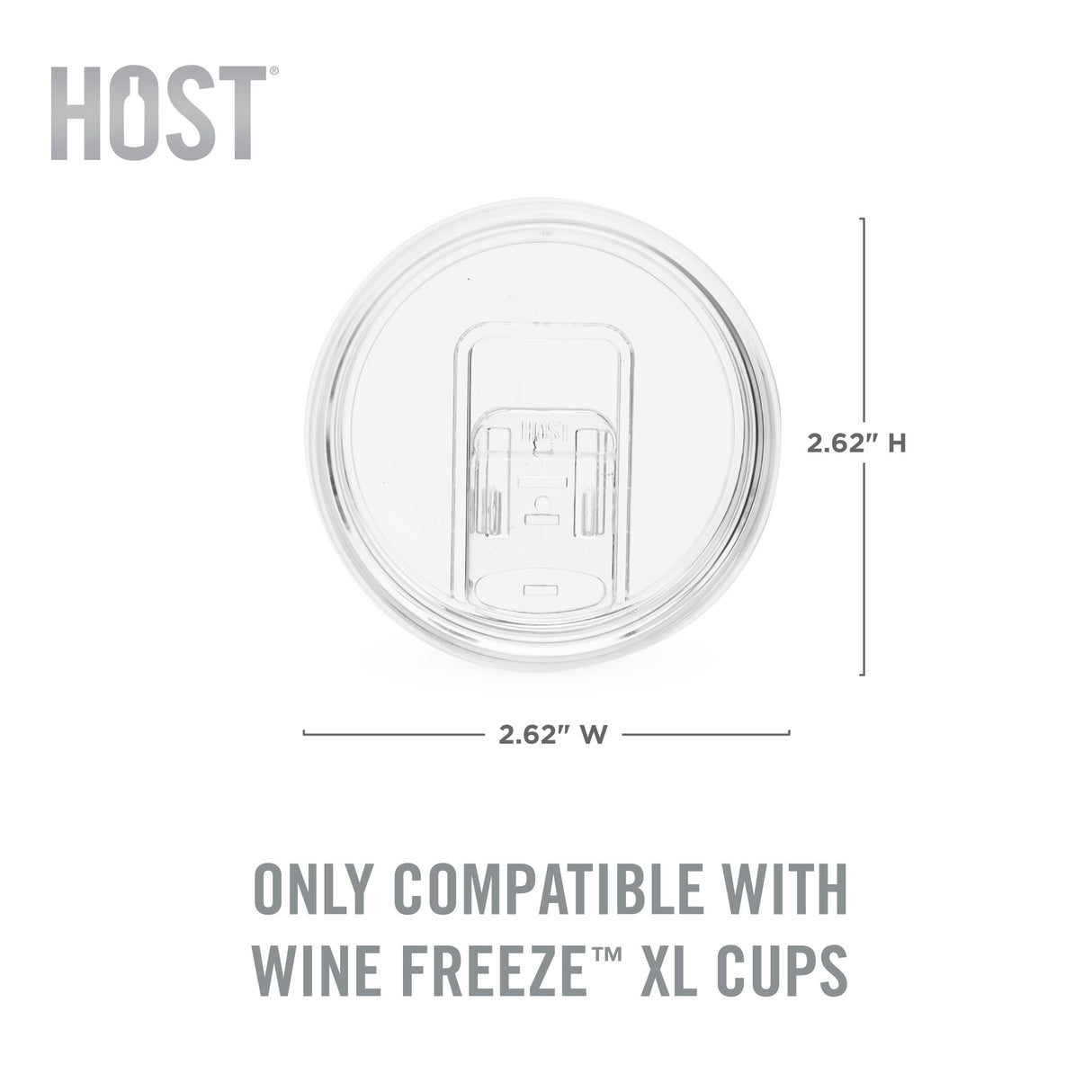 Wine FREEZE™ XL Lids – Set of 2 Sliding Tab Travel Cup Lids