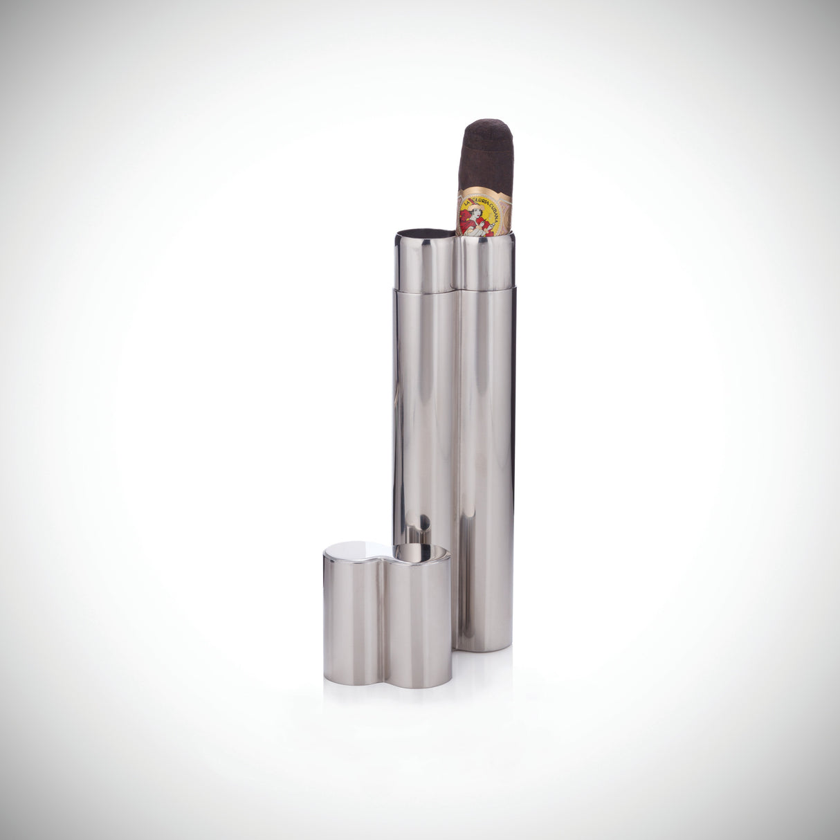 Double cigar holder in silver viski®