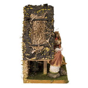 Musical Lighted Nativity Set With Stable - 11 Piece Set