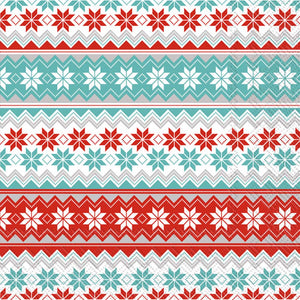Reindeer Stripe - Lunch Napkin