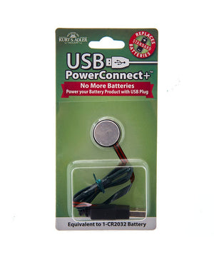 USB power connect CR2032