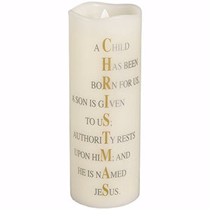 Christmas Flicker Wick Led Candle