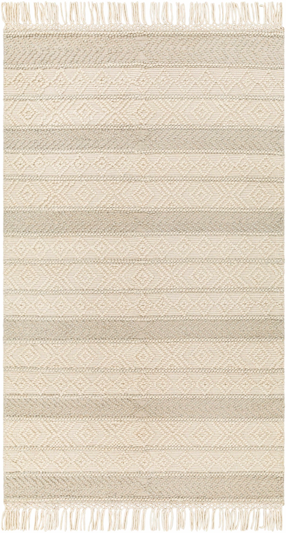 Ummi Wool Rug with Tassels - Clearance