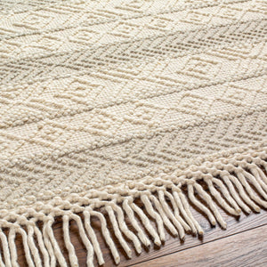 Ummi Wool Rug with Tassels - Clearance