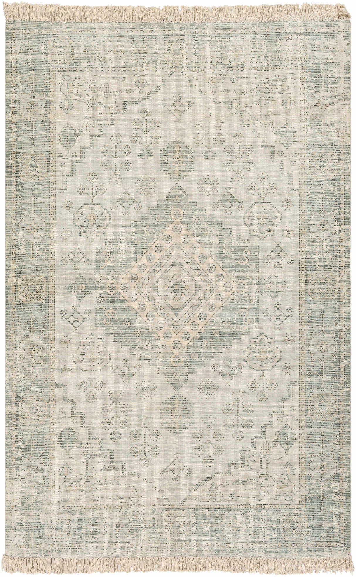 Undy Handmade Cotton-blend Rug
