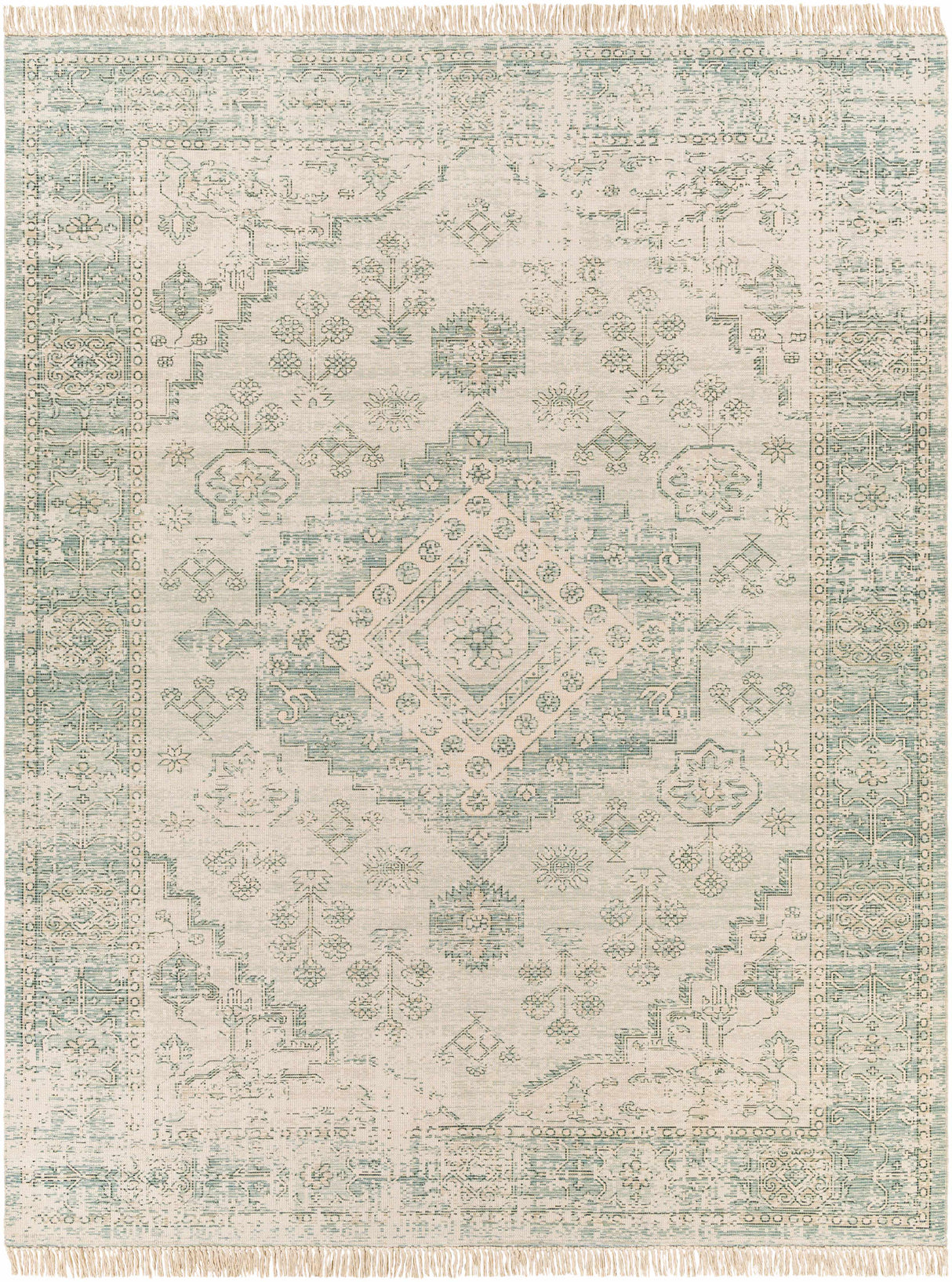 Undy Handmade Cotton-blend Rug