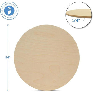Unfinished Wood Blank Rounds