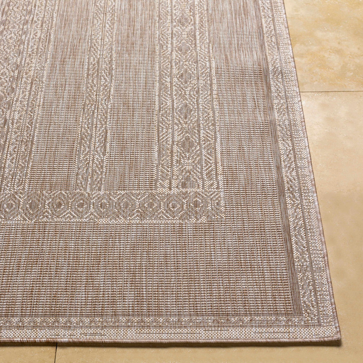 Unidos Beige Area Rug - Promo