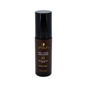 Unsun Face + Body Highlighter SPF 15 Golden Angel 1oz