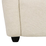 Upholstered Arm Chair with Curved Back - Accent Chairs