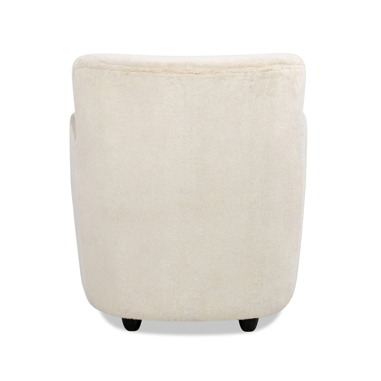 Upholstered Arm Chair with Curved Back - Accent Chairs