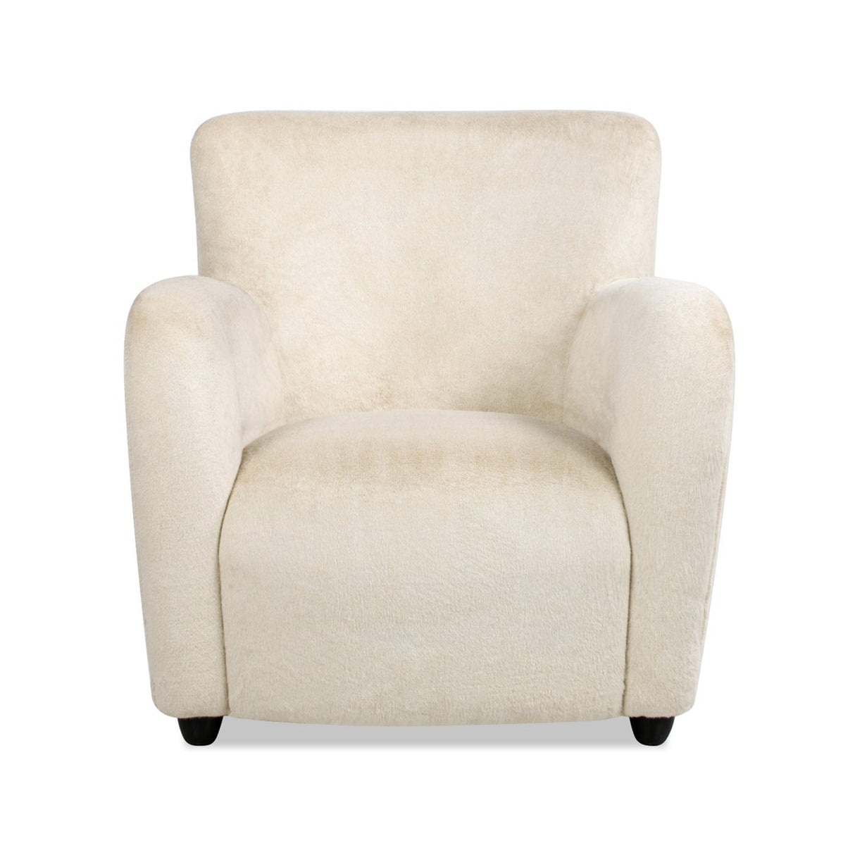 Upholstered Arm Chair with Curved Back - Accent Chairs