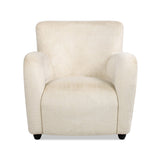 Upholstered Arm Chair with Curved Back - Accent Chairs