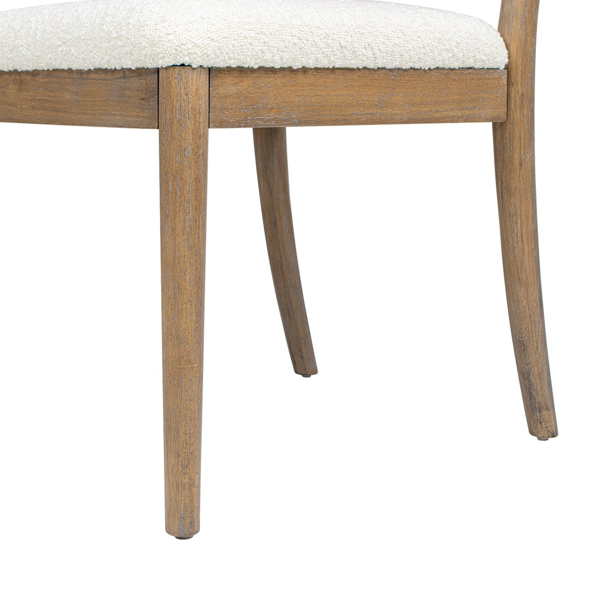 Upholstered Dining Chair with Arched Back Wood, Set of 2 - Accent Chairs