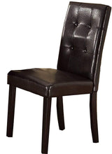 Upholstered Dining Chair with Tufted Back and Wood Legs, Set of 2 - Dining Chairs