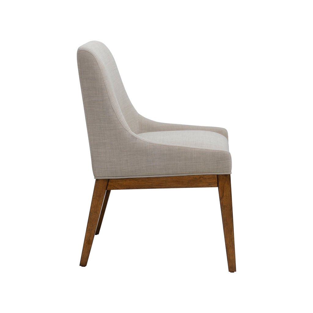 Upholstered Fabric Dining Chairs with Armless , Set of 2 - Dining Chairs