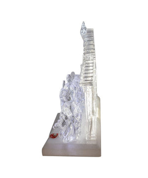 Lighted Musical Nativity Scene with Silver Bottom Base