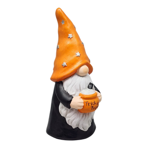 Trick or Treat Gnome Figurine - 10 Inch