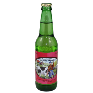 Vermont Sweetwater All Natural Glass Bottle Soda (Raspberry Rhubarb Ramble)