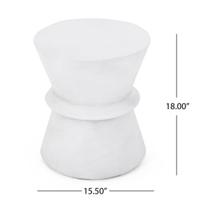 Outdoor Lightweight Concrete Side Table