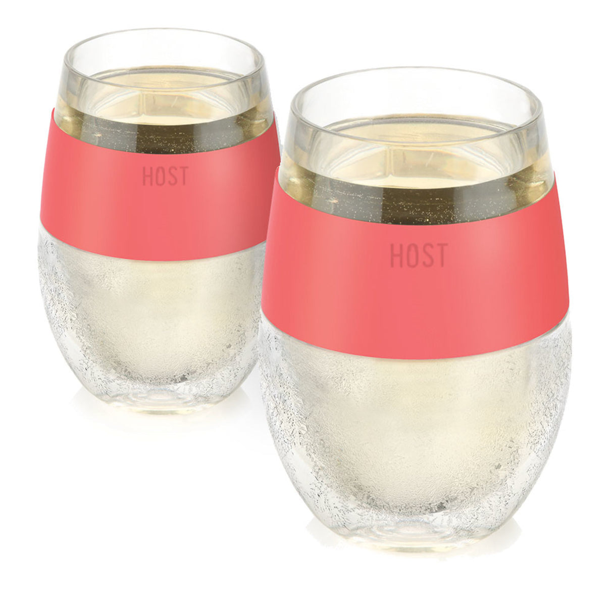 Wine freeze™ in coral (set of 2) by host®
