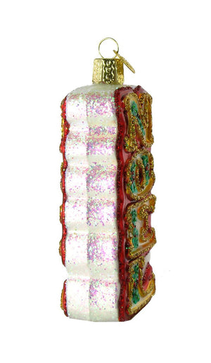 Old World Christmas Noel Glass Ornament