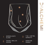Alchemi double-walled aerating tumbler viski®