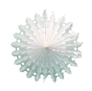 Honeycomb Snowflake Party Decoration - White - 18 inches