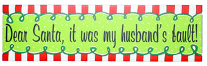 Vinyl Holiday Car Magnets -