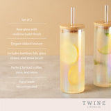Rainbow luster tumblers set by twine living®
