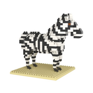 Mini Building Blocks -  Zebra