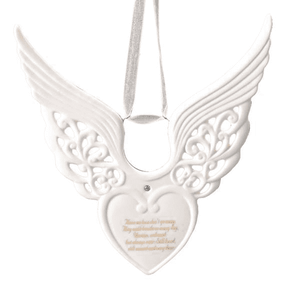 Wing Heart Memorial Ornament