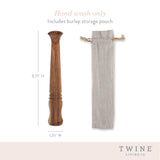 Acacia wood muddler by twine®