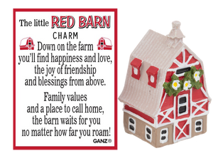The Little Red Barn Charm - A Heartwarming Symbol of Home and Belonging
