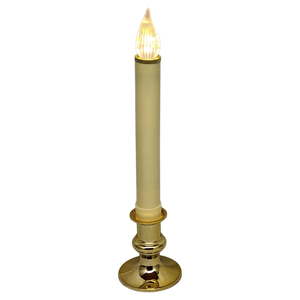 Newport LED Window Candle - Dixie - Brass