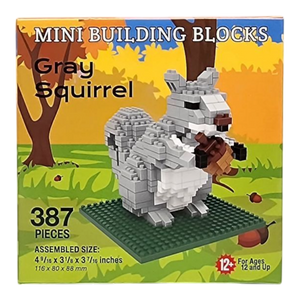 Mini Building Blocks - Gray Squirrel