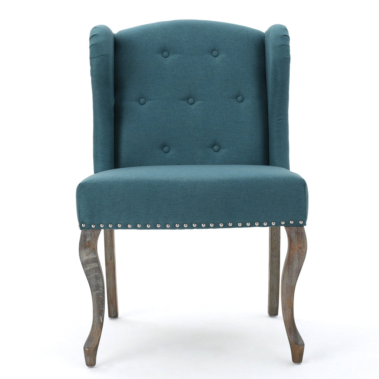 Valsa Upholstered Accent Chair with Nailhead Trim and Wing Back - Accent Chairs